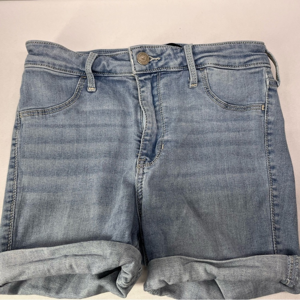 Hollister Light Blue Denim‎ Shorts